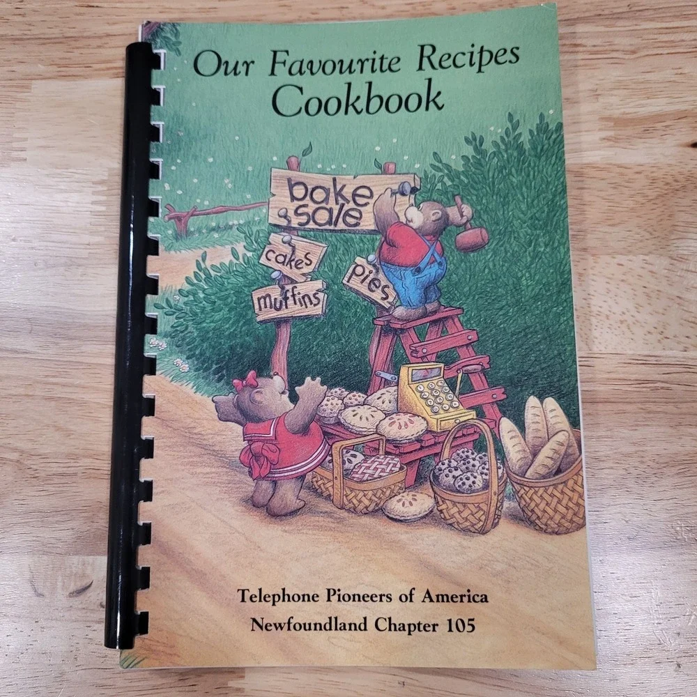 Cookbook Recipes Telephone Pioneer of America Chapter 105 November 1994‎ Vintage